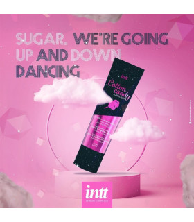 Лубрикант Intt Cotton Candy, 100 мл, на водній основі зі смаком солодкої вати - No Taboo
