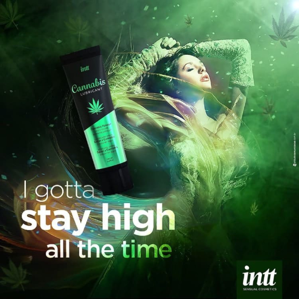 Лубрикант Intt Cannabis, 100 мл, на водной основе, фото №4 — секс шоп Украина, NO TABOO