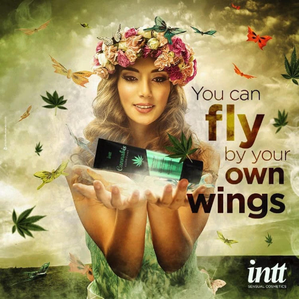 Лубрикант Intt Cannabis, 100 мл, на водной основе, фото №5 — секс шоп Украина, NO TABOO