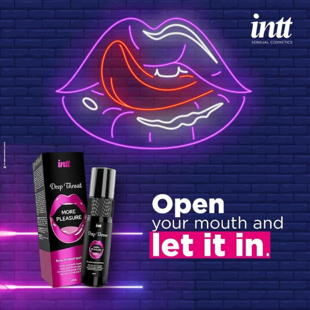 Спрей для глубокого минета Intt Deep Throat, 12 мл, освежающий, фото №10 — секс шоп Украина, NO TABOO