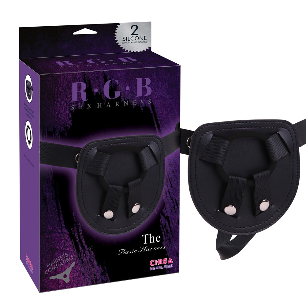 Трусы для страпона кольцевым креплением Chisa R.G.B. The Basic Harness, черные фото №0 — секс игрушки: Украина, NO TABOO