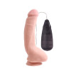 Вибратор реалистичный на присоске Chisa Real Feel 9.9 inch с проводным пультом, бежевый, 23.5 х 4.2 см фото №1 — секс игрушки: Украина, NO TABOO