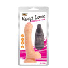 Вибратор реалистичный на присоске Chisa Keep Love Deep penetrator с проводным пультом, бежевый, 20.5 х 4.3 см фото №2 — секс игрушки: Украина, NO TABOO