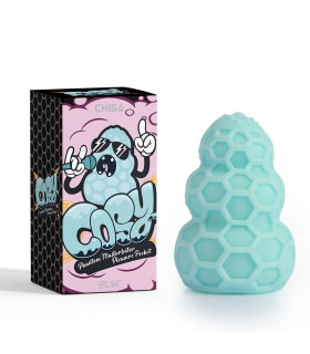 Мастурбатор нереалистичный Chisa COSY Phantom рельефный, голубой, 7.8 х 5.5 см - No Taboo