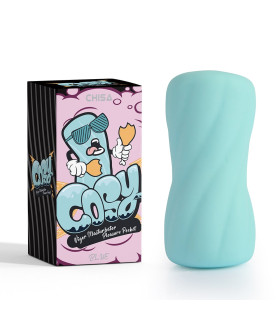 Мастурбатор нереалистичный Chisa COSY Vigor, голубой, 10.7 х 5 см - No Taboo