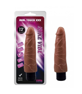 Вібратор реалистичный Chisa Mike Vibe коричневый, 21.5 х 4.5 см - No Taboo