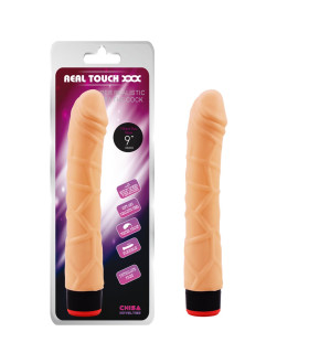 Вибратор реалистичный Chisa Real Touch XXX бежевый, 22 х 3.7 см - No Taboo