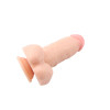 Фаллоимитатор реалистичный на присоске Chisa с мошонкой, бежевый, 17 х 4.5 см фото №4 — секс игрушки: Украина, NO TABOO