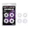 Набор эрекционных колец Chisa Get Lock прозрачный фото №1 — секс игрушки: Украина, NO TABOO
