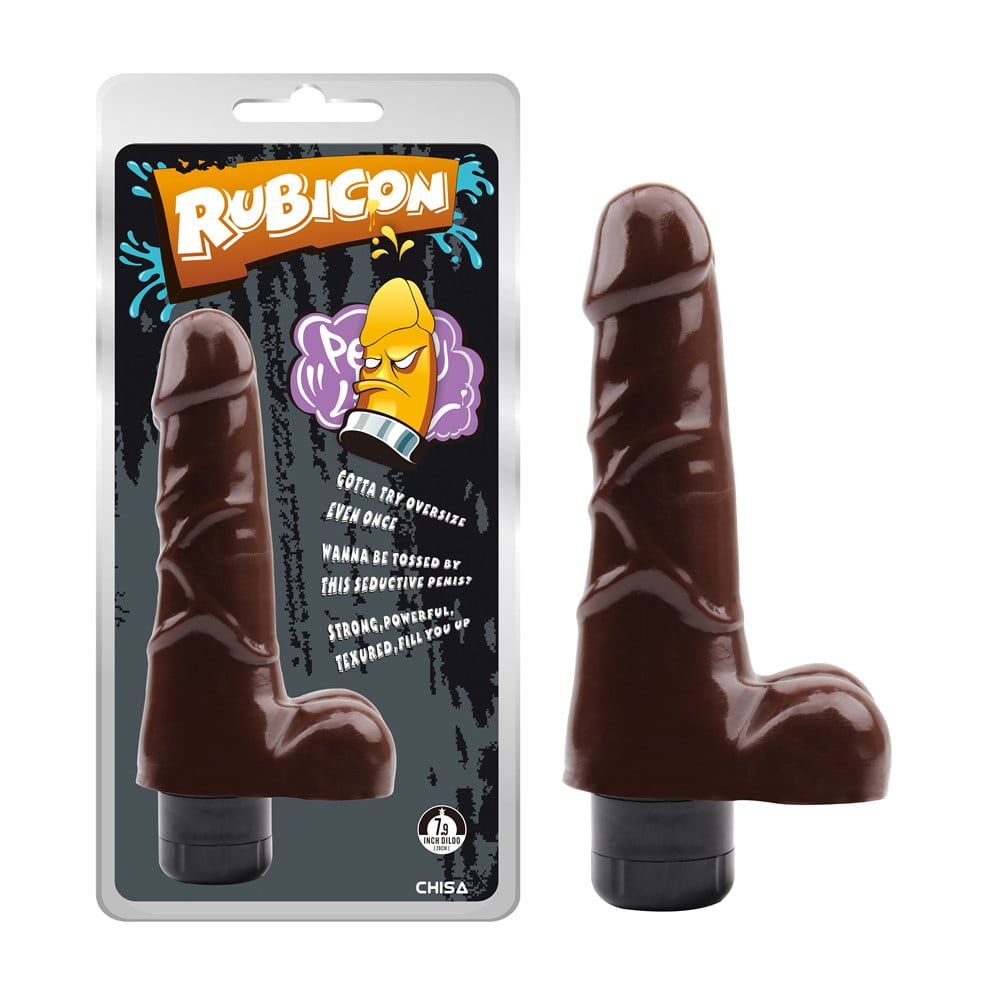 Вибратор реалистичный Chisa Rubicon коричневый, 19 х 4 см фото №0 — секс игрушки: Украина, NO TABOO