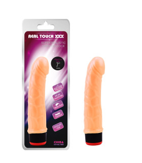 Вибратор реалистичный Chisa Real Touch бежевый, 18 х 3.6 см - No Taboo