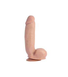 Фаллоимитатор реалистичный на присоске Chisa Sensualism бежевый, 21.5 х 4.5 см - No Taboo