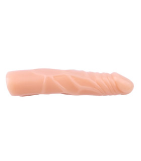 Фаллоимитатор реалистичный Chisa T-Skin бежевый, 17.7 х 3.3 см - No Taboo