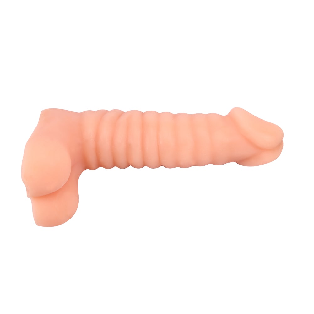 Фаллоимитатор реалистичный, рельефный, Chisa Real Touch, бежевый, 16.4 х 4 см фото №3 — секс игрушки: Украина, NO TABOO