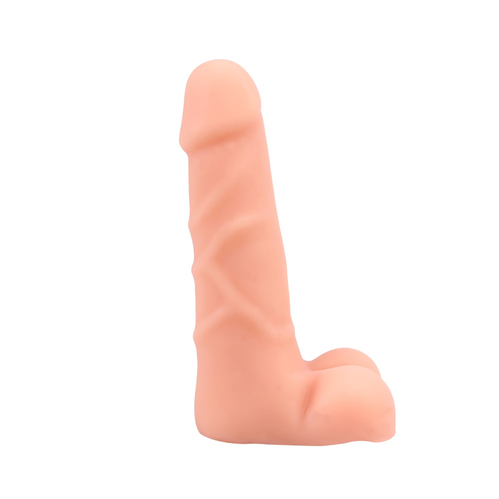 Реалистичный фаллоимитатор Chisa Real Touch с мошонкой, бежевый, 16.4 х 4 см фото №2 — секс игрушки: Украина, NO TABOO