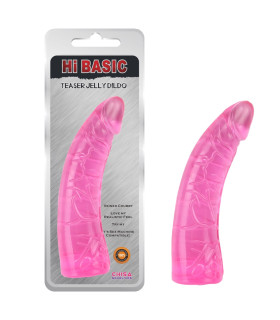 Фаллоимтатор реалистичный Chisa Teaser Jelly Dildo розовый, 18.6 х 4 см - No Taboo