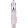 Вибратор реалистичный с рельефом Chisa Crystal Jellie фиоелтовый, 21 х 3.7 см фото №3 — секс игрушки: Украина, NO TABOO