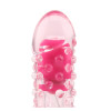 Вибратор с рельефом Jellie Pleaser, розовый, 16.2 см х 3 см фото №3 — секс игрушки: Украина, NO TABOO