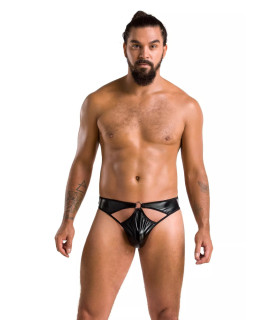 Мужские секси стринги Passion Men Paul , S/M, мокрый эффект, черные - No Taboo