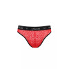 Сексуальные мужские трусы Passion Men Mike, L/XL, леопардовый принт, красные, фото №3 — секс шоп Украина, NO TABOO