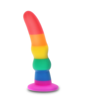 Анальная пробка Naughty Boytoy разноцветная, 18.5 х 4 см - No Taboo