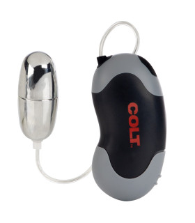 Виброяйцо с проводным пультом COLT Xtreme серебристое, 5.7 х 2.5 см - No Taboo