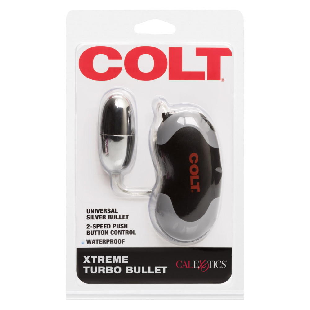 Виброяйцо с проводным пультом COLT Xtreme серебристое, 5.7 х 2.5 см фото №2 — секс игрушки: Украина, NO TABOO