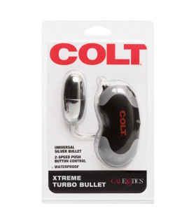 Виброяйцо с проводным пультом COLT Xtreme серебристое, 5.7 х 2.5 см - No Taboo