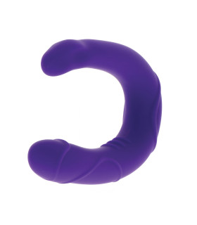 Фаллоимитатор двойной, реалистичный TOY JOY фиолетовый, 30 х 2.6 см - No Taboo