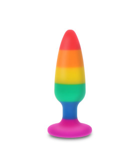 Анальная пробка TOY JOY Hunk Plug, L, разноцветная, 13 х 3.9 см - No Taboo