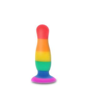 Анальная пробка TOY JOY Fun Stuffer, M, разноцветная, 10.5 х 2.8 см - No Taboo