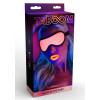 Маска с закрытыми глазами, светящаяся в темноте Taboom Glow In The Dark, розово-черная, фото №1 — секс шоп Украина, NO TABOO