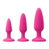 Набор анальных пробок Colours Pleasures Trainer Kit розовый фото №1 — секс игрушки: Украина, NO TABOO