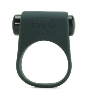 Эрекционное виброкольцо Fifty Shades of Grey синее, 3,8 см - No Taboo