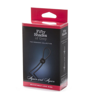 Регулируемое эрекционное кольцо Fifty Shades of Grey, черное, 8,9 см - No Taboo