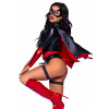 Сексуальный костюм Leg Avenue Bat Woman, M, из 4 предметов, черно-красный, фото №3 — секс шоп Украина, NO TABOO