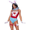 Сексуальный костюм белого кролика Leg Avenue White Rabbit, S, из 4 предметов, разноцветный, фото №1 — секс шоп Украина, NO TABOO