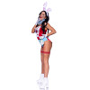 Сексуальный костюм белого кролика Leg Avenue White Rabbit, S, из 4 предметов, разноцветный, фото №4 — секс шоп Украина, NO TABOO