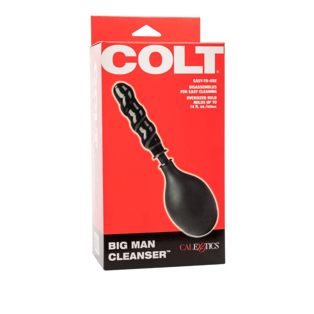 Анальный душ COLT Big Man Cleanser черный, 30.5 см фото №6 — секс игрушки: Украина, NO TABOO