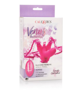 Вибратор-бабочка вагинальный с дистанционным пультом CalExotics розовый, 8.2 х 3.2 см - No Taboo