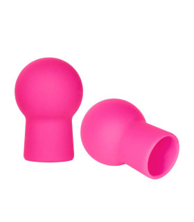 Вакуумные помпы для сосков California Exotic Novelties розовые, 5.7 х 3.8 см - No Taboo