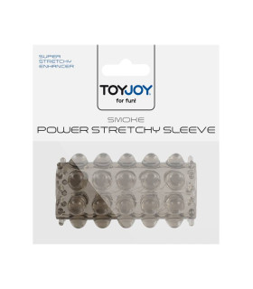 Насадка на пенис Toy Joy, рельефная, серая, 6.5 х 2 см - No Taboo
