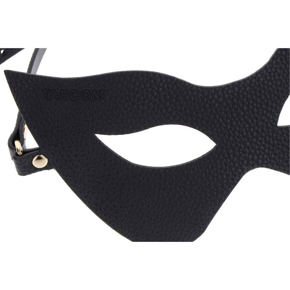 Маска кошки с открытыми глазами Cat Mask Taboom Dona, черная, фото №4 — секс шоп Украина, NO TABOO