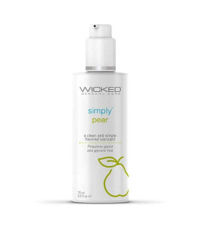 Съедобный лубрикант Wicked Sensual Care со вкусом груши, на водной основе, 70 мл - No Taboo