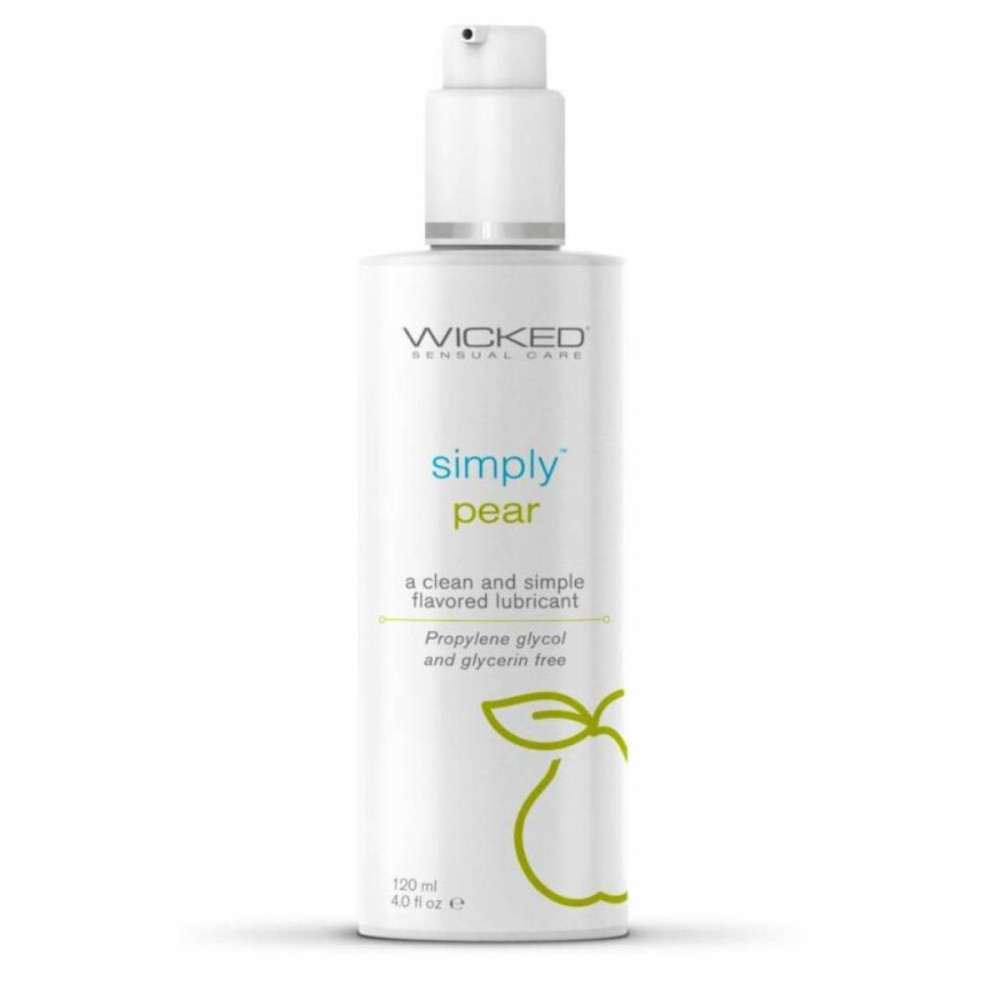 Лубрикант съедобный груша Wicked Simply на водной основе, 120 мл, фото №0 — секс шоп Украина, NO TABOO