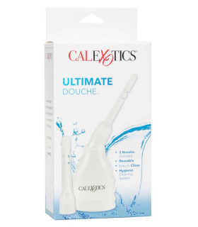 Анальный душ California Exotic с двумя насадками, прозрачный, 9 х 1.2 см - No Taboo