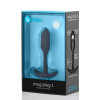 Анальная пробка со смещенным центром тяжести, S, B-vibe Snug Plug 1 черная, 8.6 х 2.2 см фото №2 — секс игрушки: Украина, NO TABOO