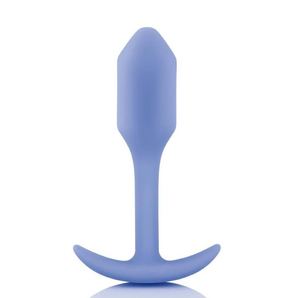 Анальная пробка со смещенным центром тяжести, S, B-vibe Snug Plug 1 лавандовая, 8.6 х 2.2 см фото №0 — секс игрушки: Украина, NO TABOO