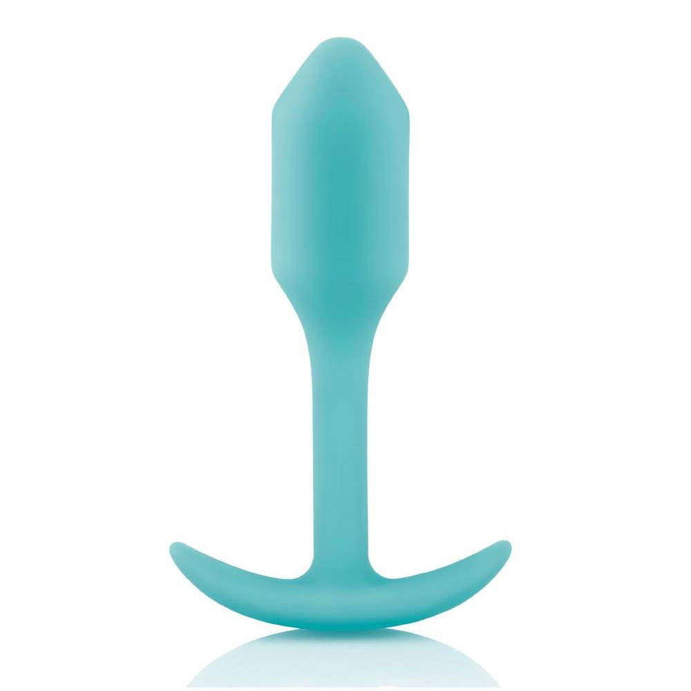 Анальная пробка со смещенным центром тяжести, S, B-vibe Snug Plug 1 мятная, 8.6 х 2.2 см фото №0 — секс игрушки: Украина, NO TABOO