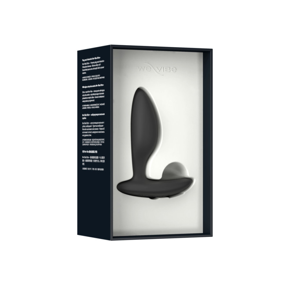 Анальная пробка з вибрацией We-Vibe Ditto+ Satin Black (Вивайб) с пультом и управлением с телефона, черная фото №17 — секс игрушки: Украина, NO TABOO